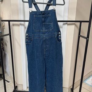 Classic Dark Blue Denim Overalls